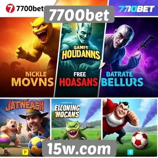 Novidades no catálogo de jogos da 7700bet