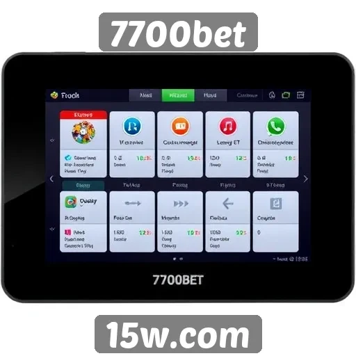 Interface do 7700bet é intuitiva e fácil de usar